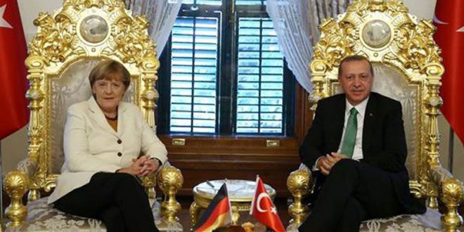 Merkel, Erdoğan’la görüştü
