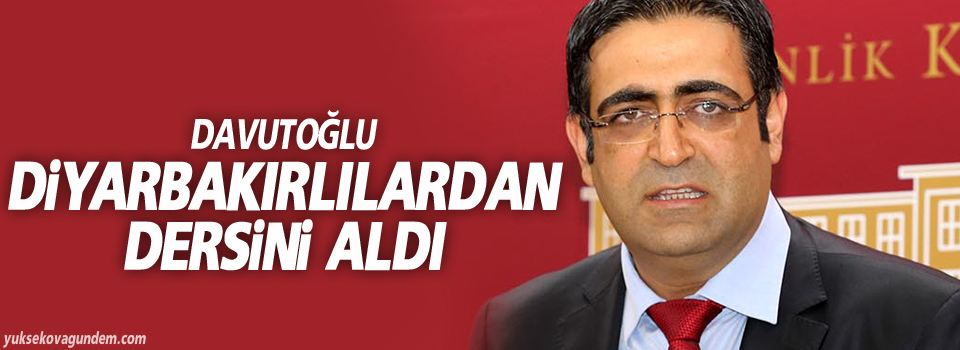 Baluken: Davutoğlu Diyarbakırlılardan dersini aldı