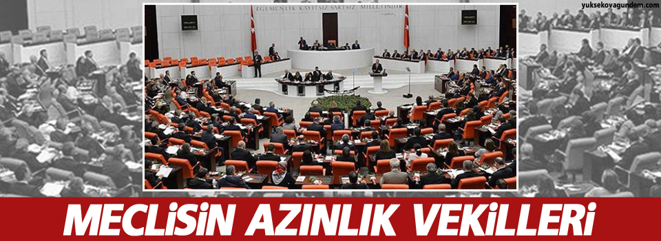 Meclisin azınlık vekilleri