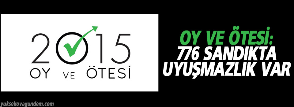 Oy ve Ötesi: 776 sandıkta uyuşmazlık var