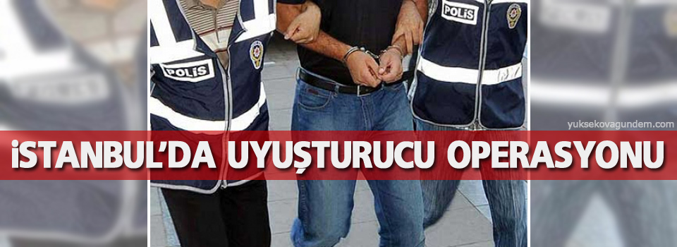 İstanbul’da uyuşturucu operasyonu