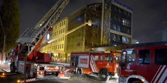 Haliç Üniversitesi’nde yangın