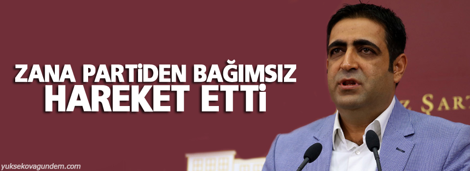 HDP: Zana partiden bağımsız hareket etti