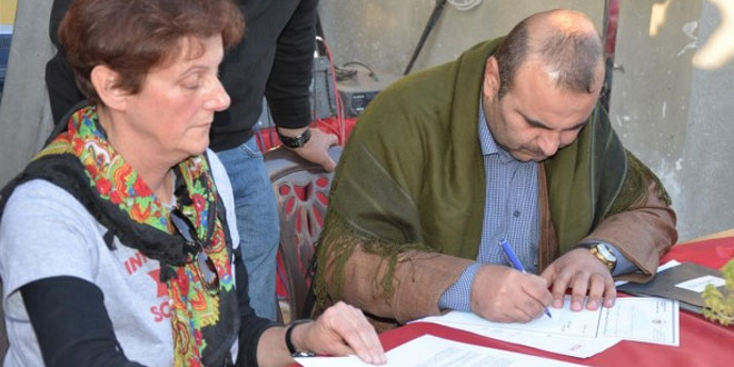Kobani’de ilk sağlık merkezi açıldı