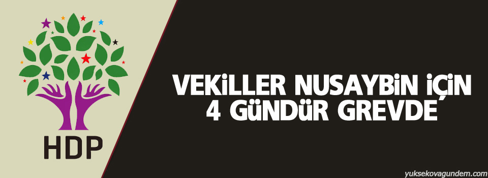 Vekiller Nusaybin için 4 gündür grevde