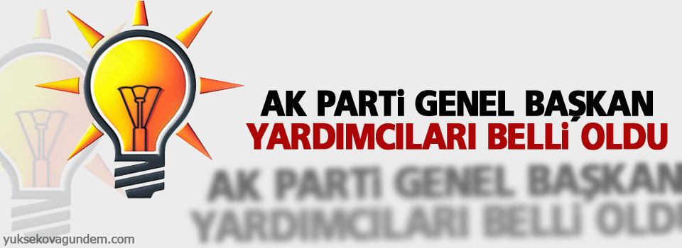 AK Parti Genel Başkan Yardımcıları belli oldu