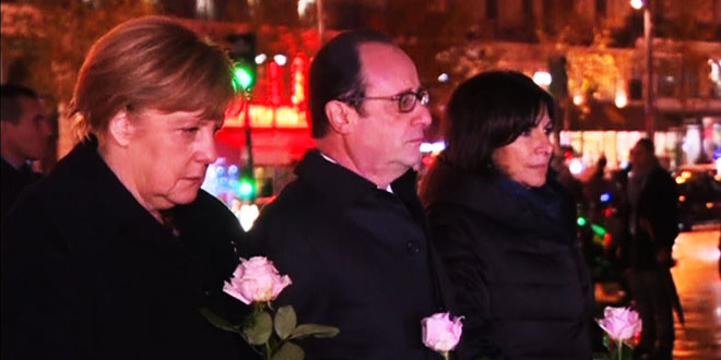 Merkel ve Hollande, Paris’te bir araya geldi