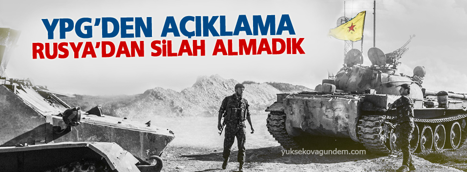 YPG: Rusya’dan silah almadık