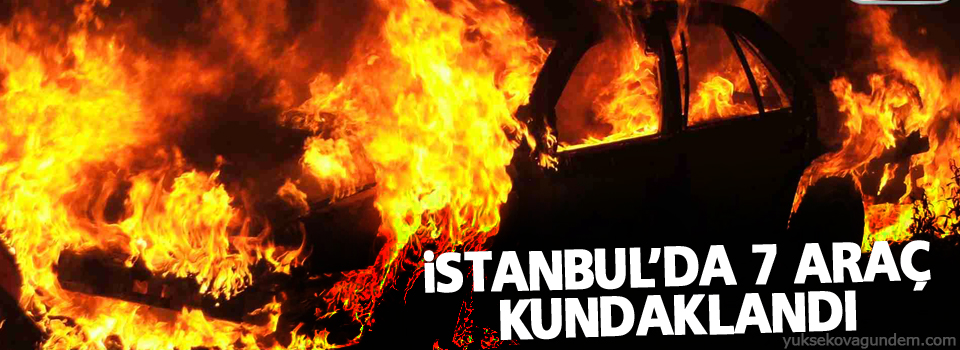 Beyoğlu ve Eyüp'te 7 araç kundaklandı