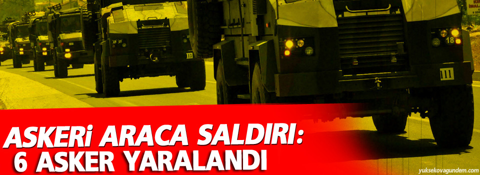 Askeri aracın geçişi esnasında patlama