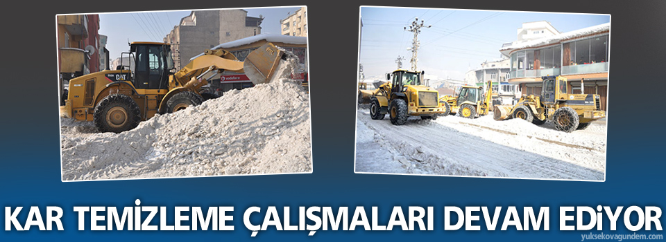 Kar Temizleme Çalışmaları Devam Ediyor