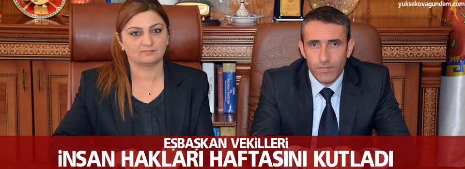 Eşbaşkan vekilleri İnsan Hakları Haftasını kutladı