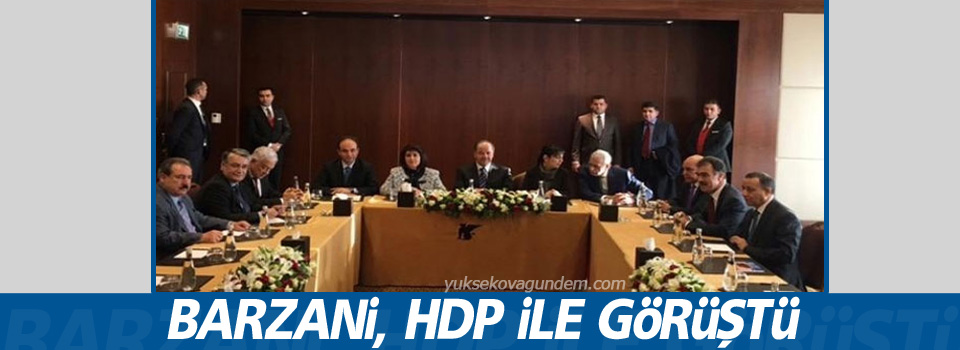 Barzani, HDP ile görüştü