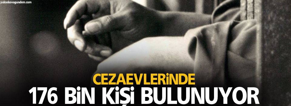 Cezaevlerinde 176 bin kişi bulunuyor