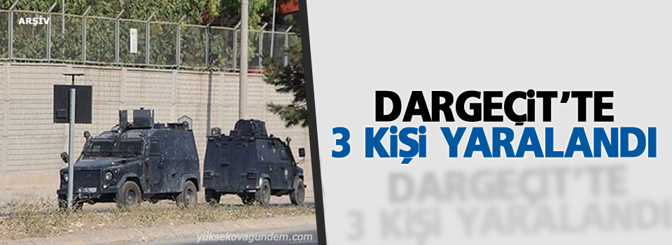 Dargeçit'te 1'i çocuk 3 kişi yaralandı