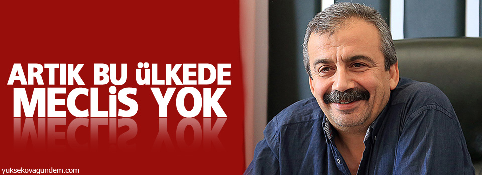 Sırrı Süreyya Önder: Artık bu ülkede Meclis yok
