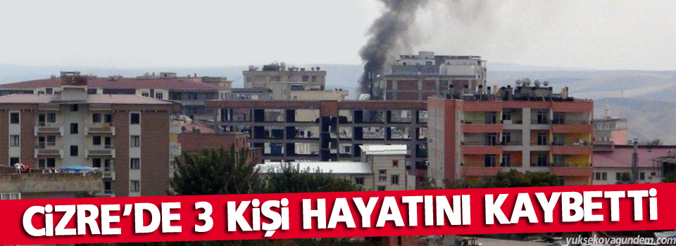 Cizre’de üç kişi daha vuruldu