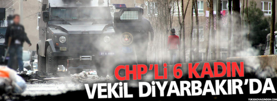 CHP’li 6 kadın vekil Diyarbakır’da