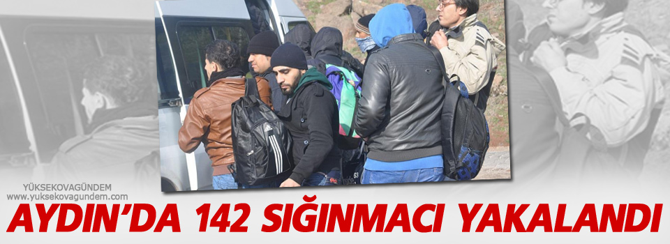 Aydın'da 142 sığınmacı yakalandı