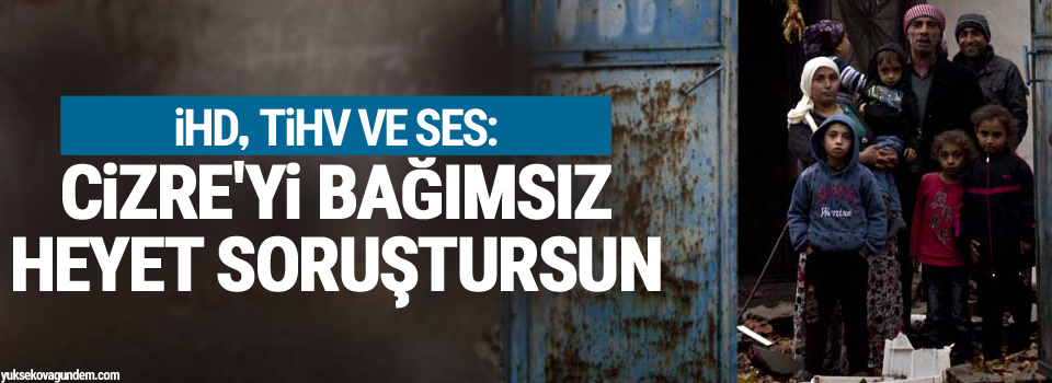 Cizre'yi bağımsız heyet soruştursun