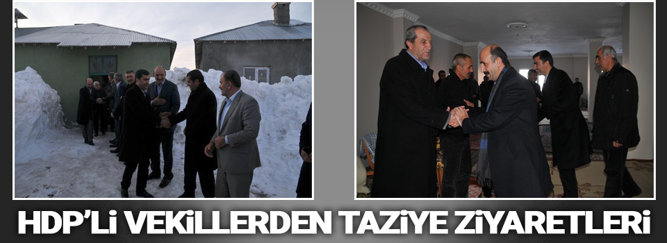 Zeydan ve Akdoğan'dan Taziye Ziyaretleri