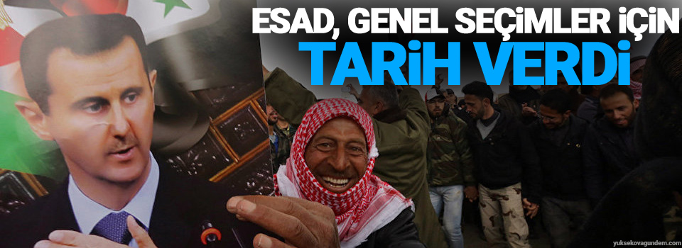 Esad seçim tarihini belirledi