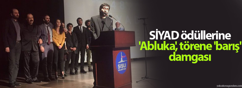 SİYAD ödüllerine 'Abluka', törene 'barış' damgası