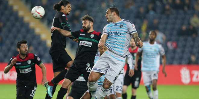 Amedspor kupaya veda etti