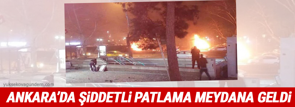 Ankara'da Şiddetli Patlama: Yaralılar Var