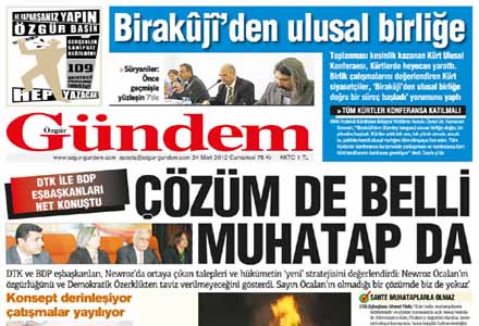 Özgür Gündem’e toplatma kararı