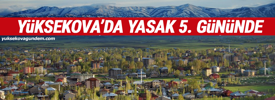 Yüksekova'da Yasak 5. Gününde