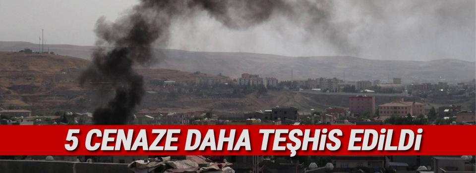 Cizre'de hayatını kaybedenlerden 5'i daha teşhis edildi