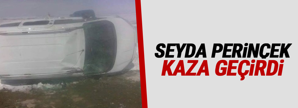 Seyda Perinçek ve ekibi kaza yaptı