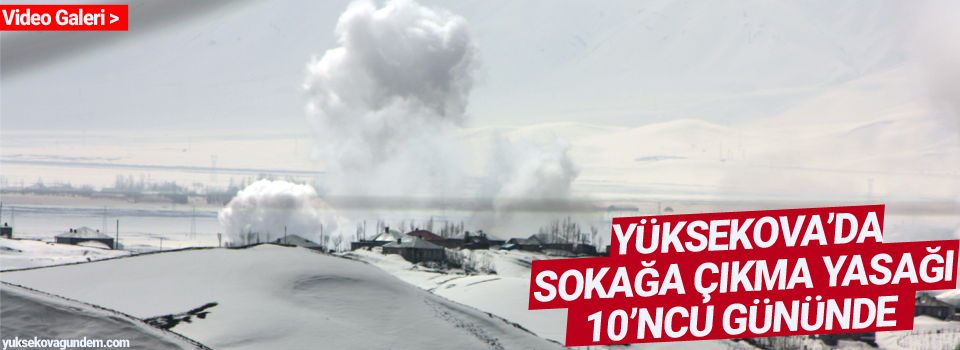 Yüksekova'da sokağa çıkma yasağı 10'ncu gününde