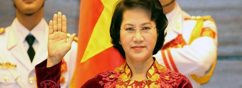 Vietnam'a ilk kadın meclis başkanı