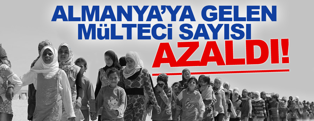 Almanya'ya gelen mülteci sayısı azaldı