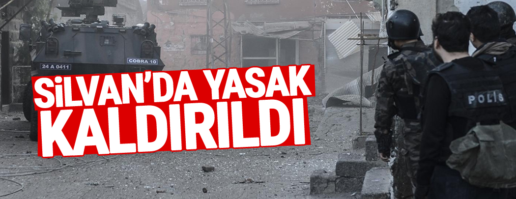 Silvan'da 'yasak' kalktı