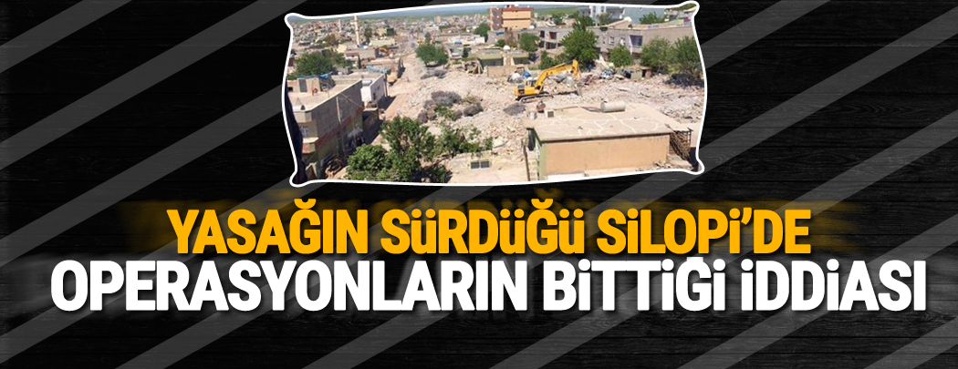 Yasağın sürdüğü Silopi'de operasyonların bittiği iddiası