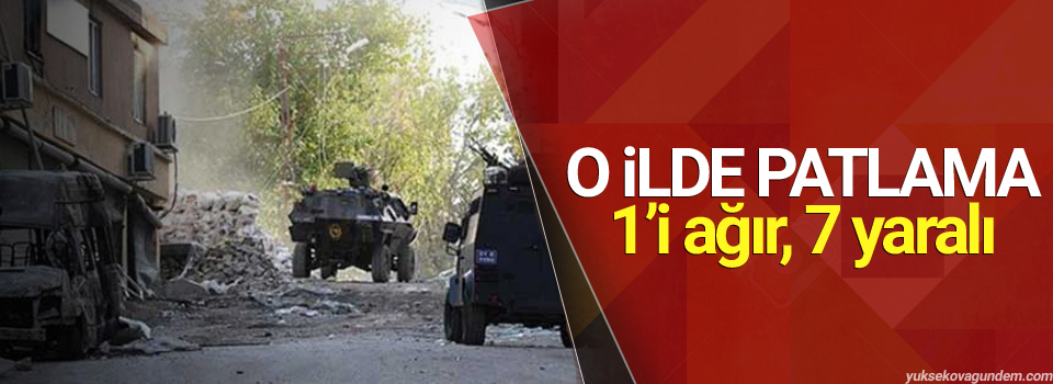 Nusaybin’de patlama: 1’i ağır, 7 yaralı