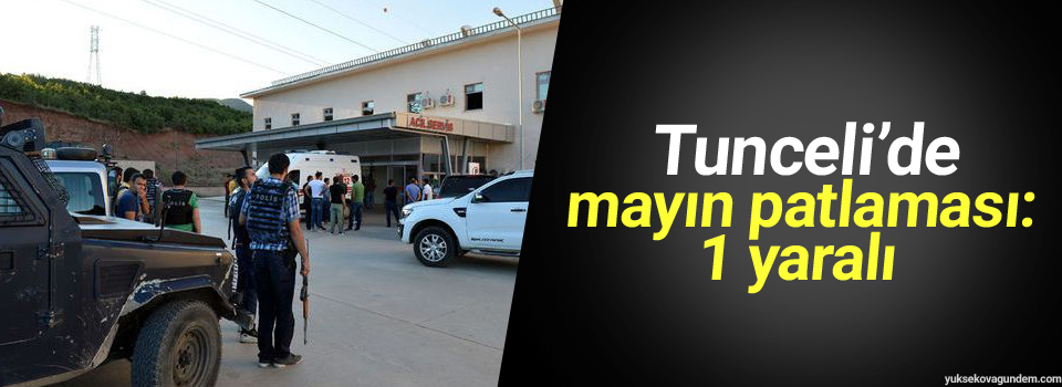 Mayın patlaması: 1 yaralı