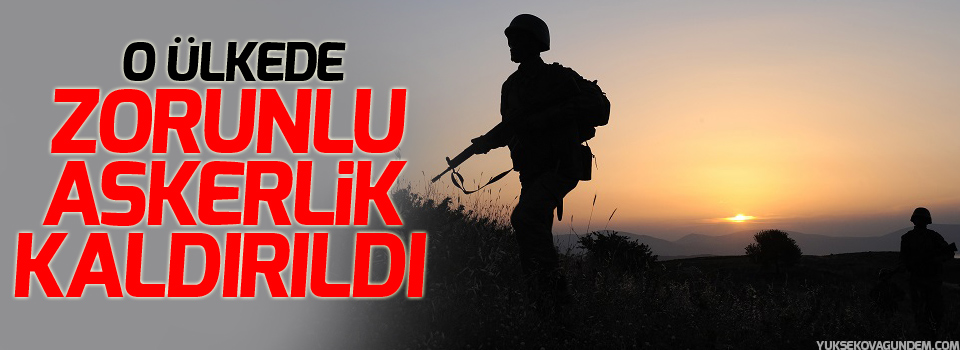 Zorunlu Askerlik Kaldırıldı