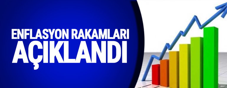 Enflasyon rakamları açıklandı