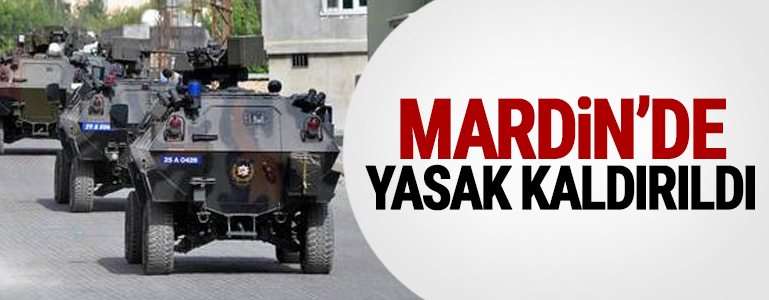 Mardin’in 3 ilçesindeki sokağa çıkma yasağı kaldırıldı