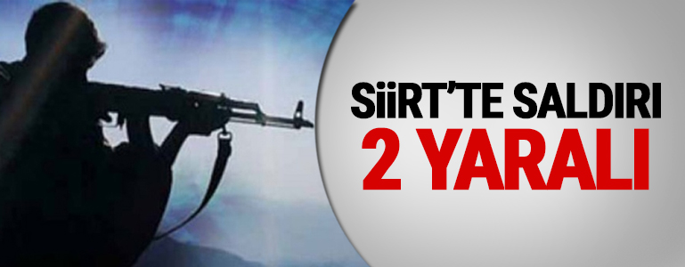 Siirt'te Saldırı: 2 yaralı