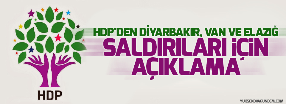 HDP'den flaş açıklama!