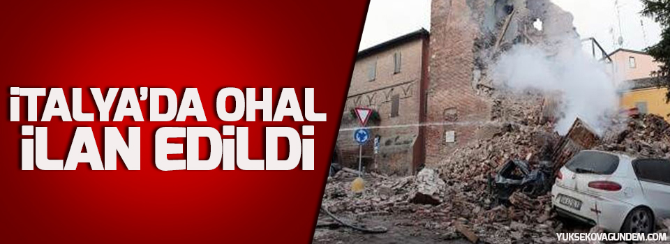İtalya’da depremin ardından OHAL ilan edildi