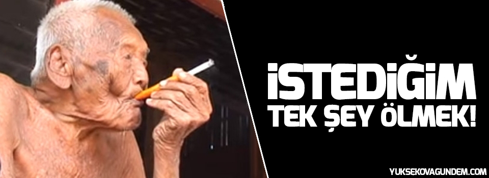 145 yaşındaki Mbah Gotho: İstediğim tek şey ölmek!