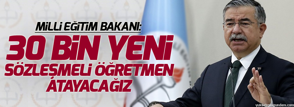 30 bin yeni sözleşmeli öğretmen atanacak