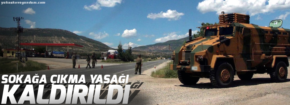 İki ilçede sokağa çıkma yasağı kaldırıldı