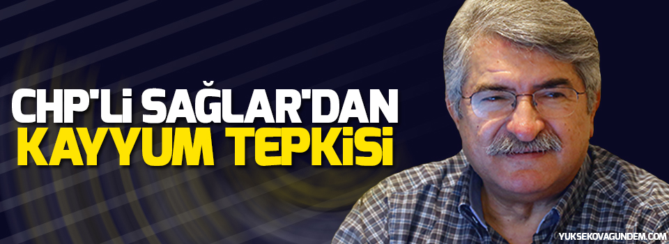CHP'li Sağlar'dan kayyum tepkisi